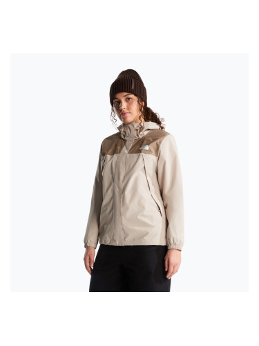Дамско яке за дъжд The North Face Antora Rain timeless taupe/garnet