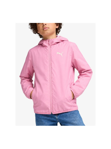 PUMA Fleece Line Windbreaker Pink