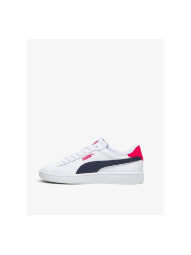 PUMA Smash 3.0 L Jr White/Navy