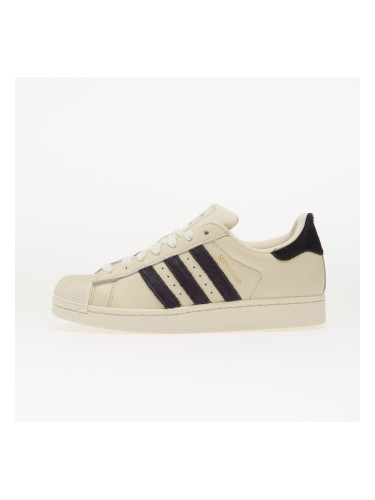 adidas Superstar II Off White/ Aurora Black/ Gold Metallic 4.5