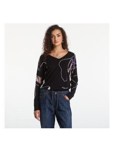 Пуловер Desigual Femnaif Pullover Black L