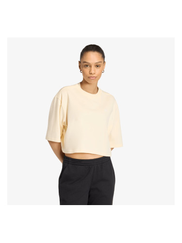 Тениска adidas Essentials Crop T-shirt Warm Vanilla XL