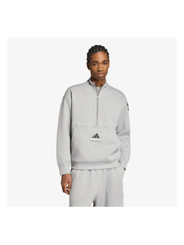 Суитшърт adidas Equipment Spacer HALF-ZIP Medium Grey Heather S