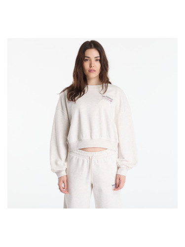 Суитшърт New Balance Trackside French Terry Crew Linen Heather M