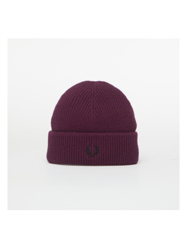 Шапка FRED PERRY Classic Wool Beanie Plum Universal