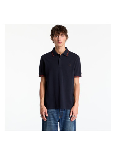 Тениска FRED PERRY Twin Tipped Fred Perry Shirt Navy S