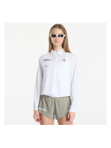 Риза Nike ACG "Aireez" Women's Button-Up Long-Sleeve Graphic Trail Running Top Summit White/ Black XS