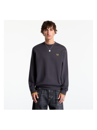 Суитшърт FRED PERRY Crew Neck Sweatshirt Grey M