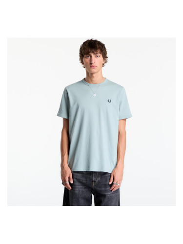 Тениска FRED PERRY Ringer T-shirt Silver Blue S