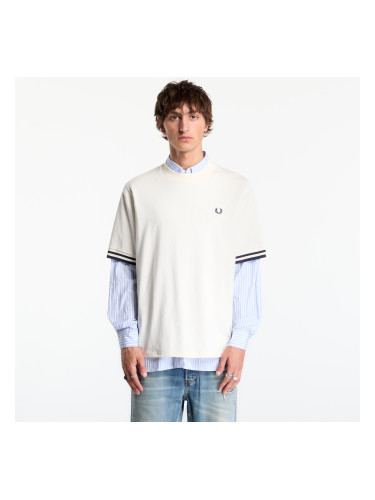 Тениска FRED PERRY Bold Tipped Tshirt Ecru S