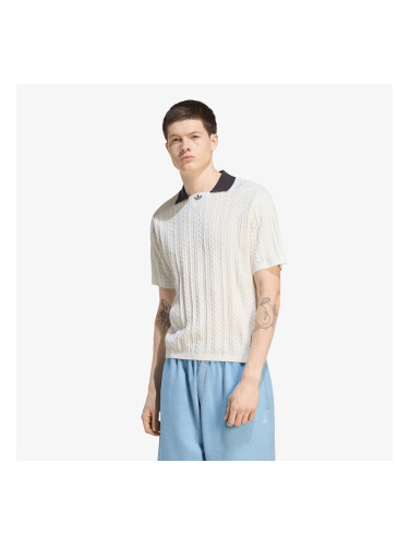 Джърси adidas Cable Knit Football Jersey Cloud White S