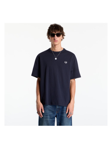 Тениска FRED PERRY Printed Tape Tshirt Navy M