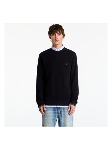 Пуловер FRED PERRY Waffle Stitch Jumper Black M