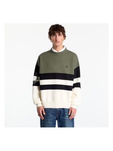 Пуловер FRED PERRY Tipped Graphic Jumper Lrl Wrth Green M