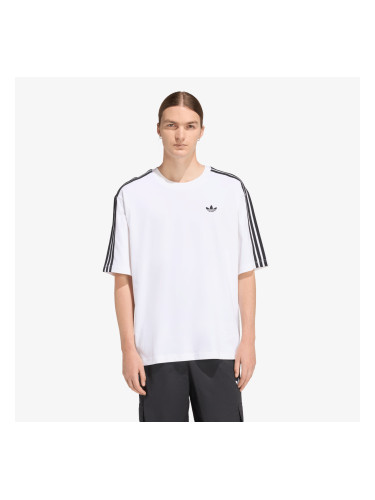 Тениска adidas Adicolor 3-STRIPES Oversized T-Shirt White S