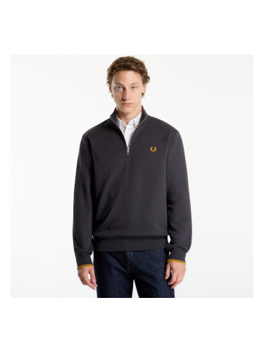 Суитшърт FRED PERRY Half Zip Sweatshirt Gray M