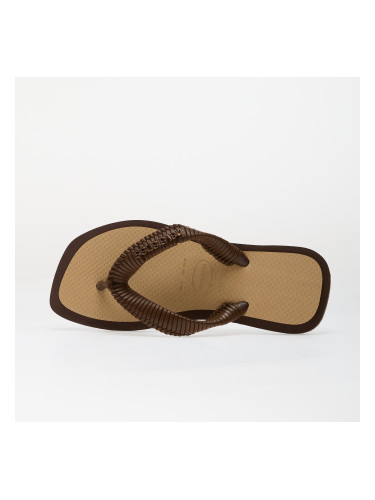 Обувки Havaianas Hav. Top Square Dark Brown/ Golden 37/38
