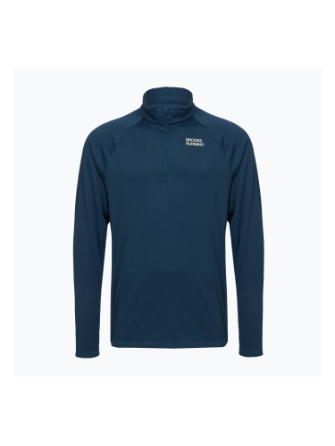 Мъжки суитшърт за бягане Brooks Thermal Reflective 1/2 Zip blue