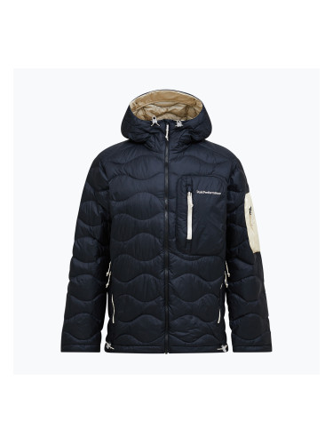 Мъжко пухено яке Peak Performance Helium Utility Down Hood black/sand fog