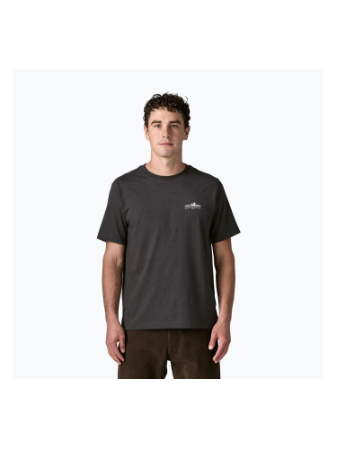 Мъжка тениска Patagonia Fitz Roy Foothills ink black