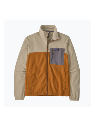 Мъжки поларен суитшърт Patagonia Micro D Patch Pocket cinnamon brown