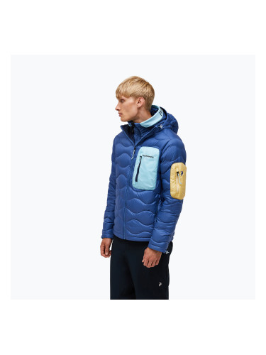 Мъжко пухено яке Peak Performance Helium Utility Down Hood Summit Sky/Snowmelt