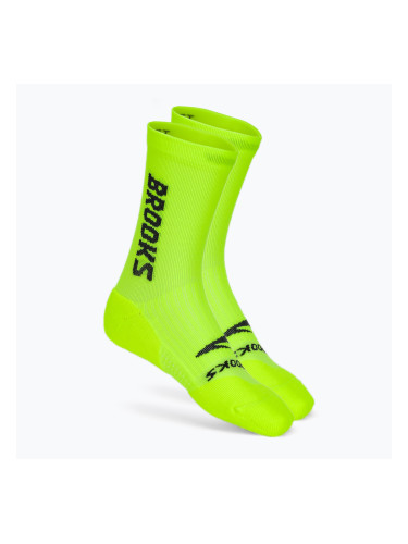 Чорапи за бягане Brooks Ghost Crew yellow