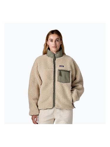 Дамско ветроустойчиво яке Patagonia Classic Retro-X dark natural w/river rock green