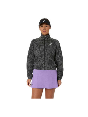 ДАМСКО ГОРНИЩЕ ASICS 2042A453-021 MATCH JACKET ТЪМНОСИВО