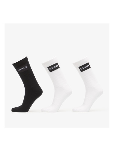 Чорапи Hugo Boss 3-Pack Qs Rib Label Cc Multicolor 39-42