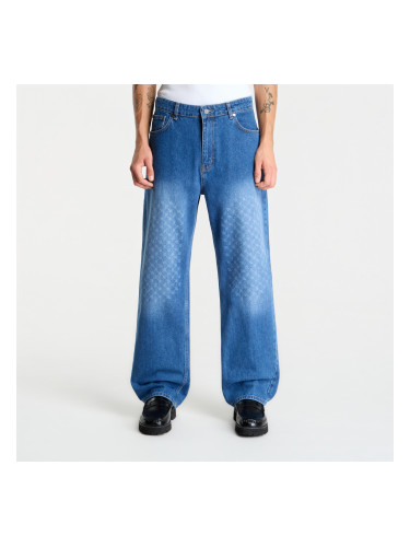 Дънки Daily Paper Faded Monogram Amba Jeans Mid Blue S