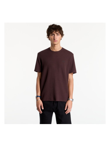 Тениска Hugo Boss Waffle T-Shirt Brown S