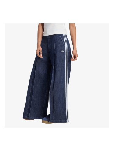 Панталони adidas Denim Pleats Wide Leg Indigo Denim 27/32