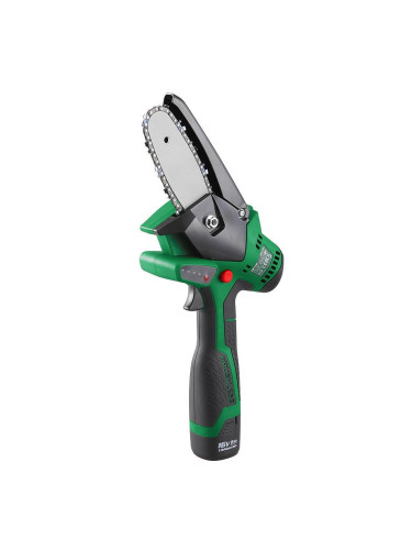 Mини aкумулаторна резачка за клони, STATUS CP115, 16V, 2x2Ah, 12 см шина, 1/4" верига, безчетков мотор