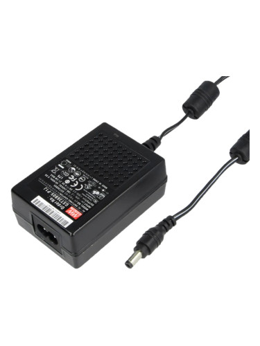 Захранващ адаптер, 12VDC, 3A, 36W, 85~264VAC, накрайник 5.5x2.1mm, импулсен, GST36B12-P1J