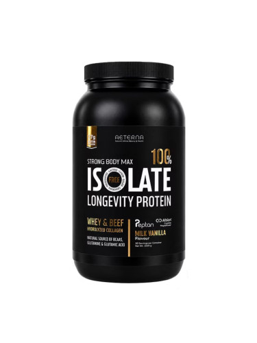 Протеин Mлечна ванилия WHEY ISOLATE LONGEVITY PROTEIN MILK VANILLA AETERNA