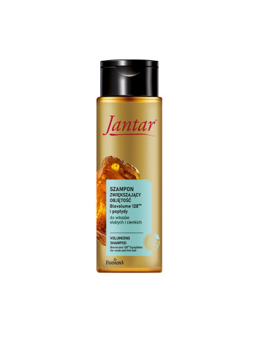 Шампоан „Обем от корена“ за тънка, слаба и безобемна коса Farmona JANTAR Volumizing Shampoo For Weak and Thin Hair