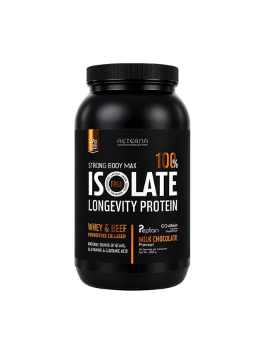 Протеин Mлечен шоколад WHEY ISOLATE LONGEVITY PROTEIN MILK CHOCOLATE AETERNA