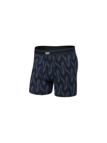 Saxx Daytripper Comfort Stretch Boxer Brief Fly 6" Ikat Chevron-Deep Navy Мъже - Бельо Saxx - Многоцветен - SXBB11F-ICN-L - Size: L