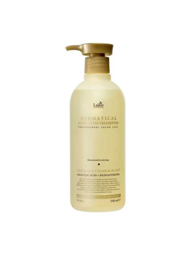 LADOR Dermatical Hair-Loss Shampoo For Normal To Dry Hair Шампоан за коса унисекс 530ml