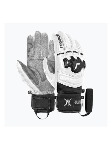 Скиорски ръкавици Reusch Champ white / black