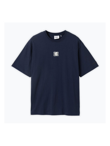 Мъжка тениска PROSTO Mono ST navy blue