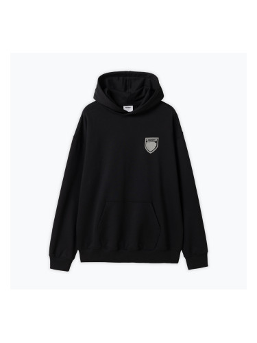 Мъжки суитшърт PROSTO Hoodie Splash Shield black