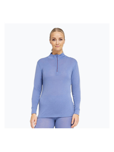 Дамски термоактивен суитшърт Dovre Wool Zip blue