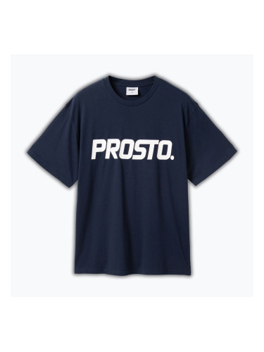 Мъжка тениска PROSTO Big Log navy blue