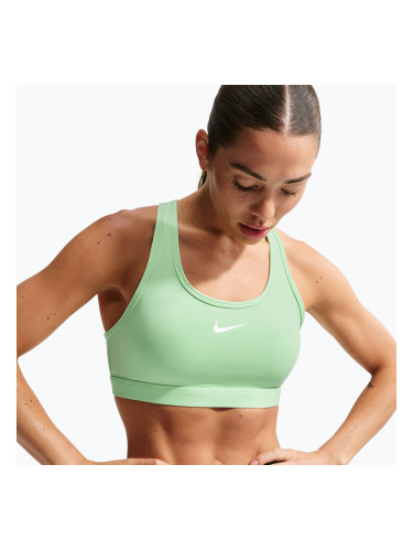 Спортен сутиен  Nike Swoosh cucumber calm/white