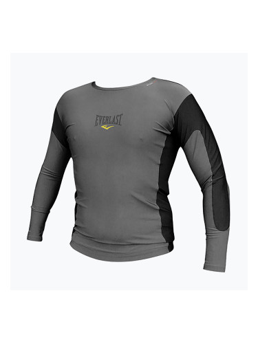 Мъжка тениска за компресия EVERLAST Rashguard Longsleeve сива 4430