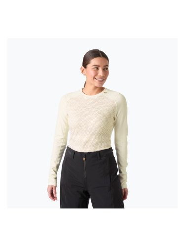 Дамска термоактивна блуза Helly Hansen Lifa Merino Midweight Gra snow monogram aop