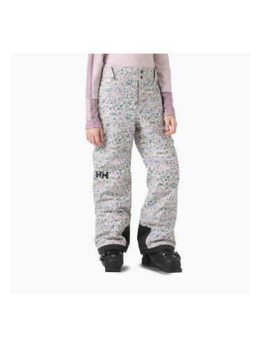 Детски скиорски панталони Helly Hansen Diamond purple clay aop