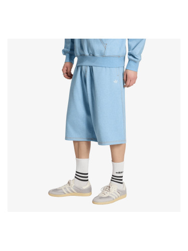Къси панталони adidas Trefoil Essentials Melange Shorts Knee-lenght Light Blue Mel S